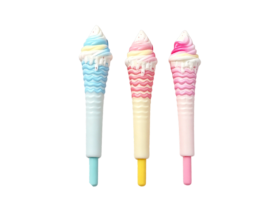 Bolígrafo antiestrés con forma de helado