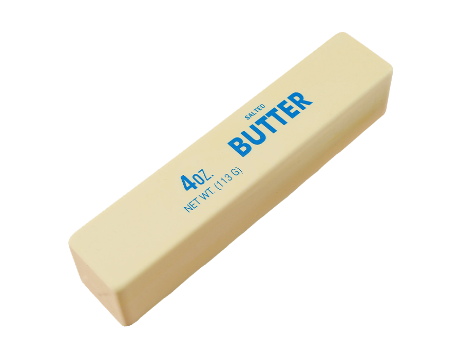 Juguete pequeño con forma de barra de mantequilla