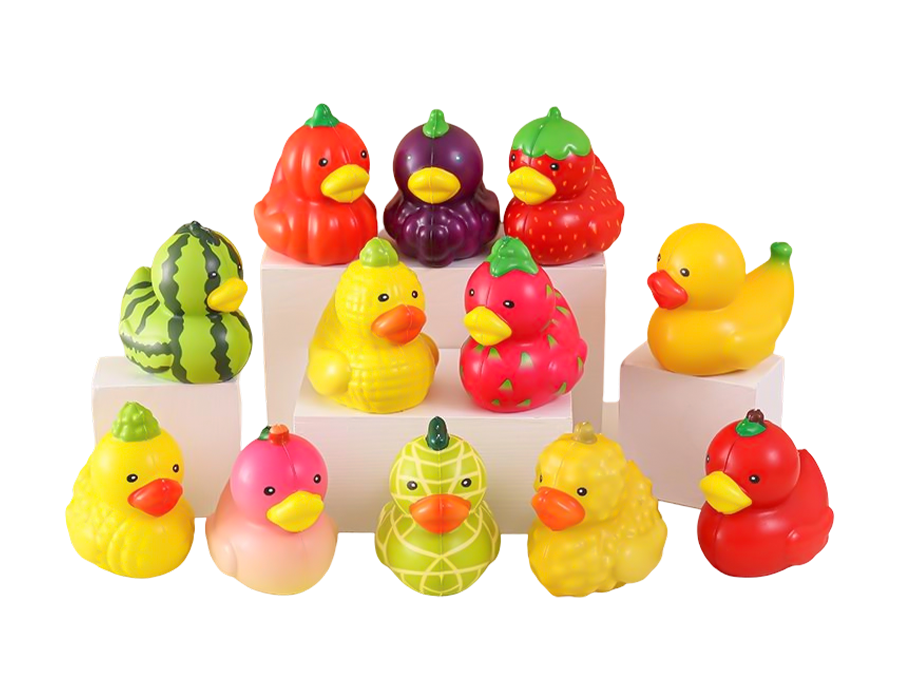 Juguete de pato frutal de ascenso lento
