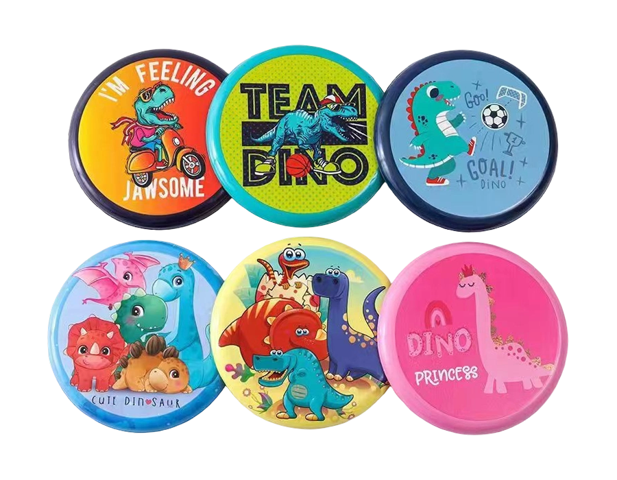 Patrón de la serie de dinosaurios Flying Disc