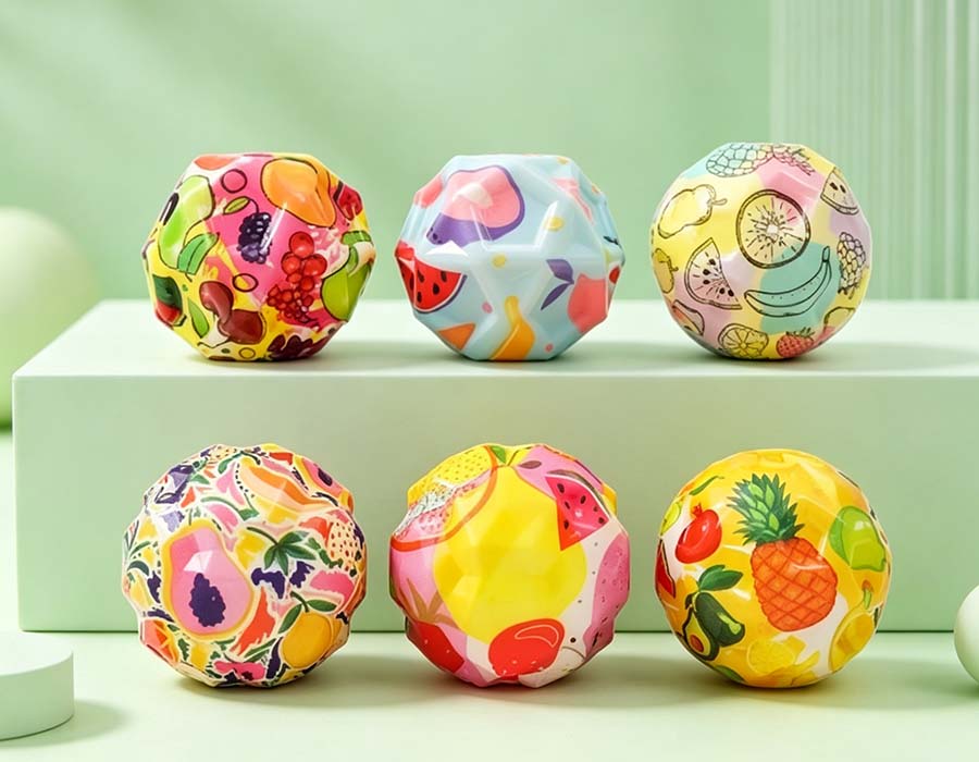 Juguetes de compresión novedosos de la serie Fruit de 6 piezas